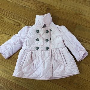 Ralph Lauren quilted light pink light puffer jacket